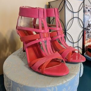 Nine West Strappy Heels Size 8